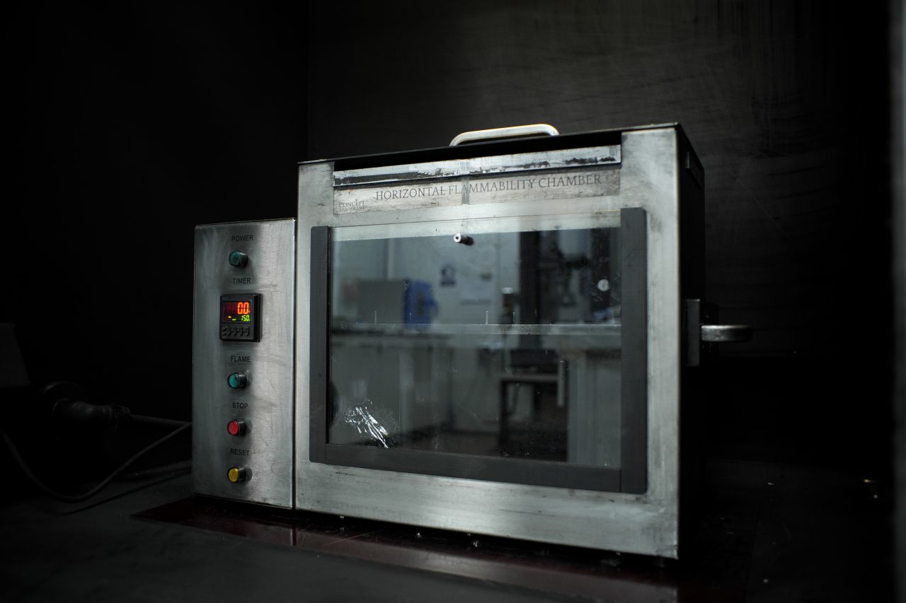 HORIZONTAL FLAMABILITY CHAMBER